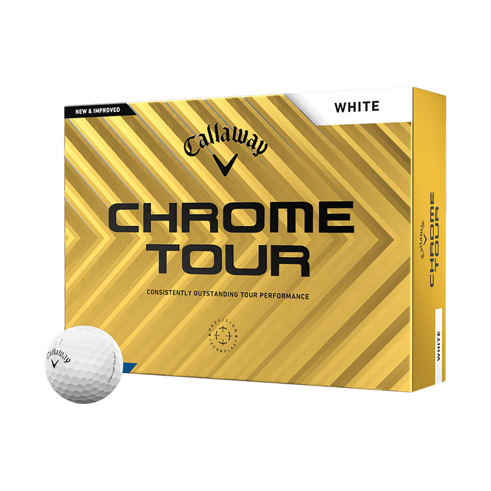 Callaway Chrome Tour White Golf Balls - Prior Generation - Maple